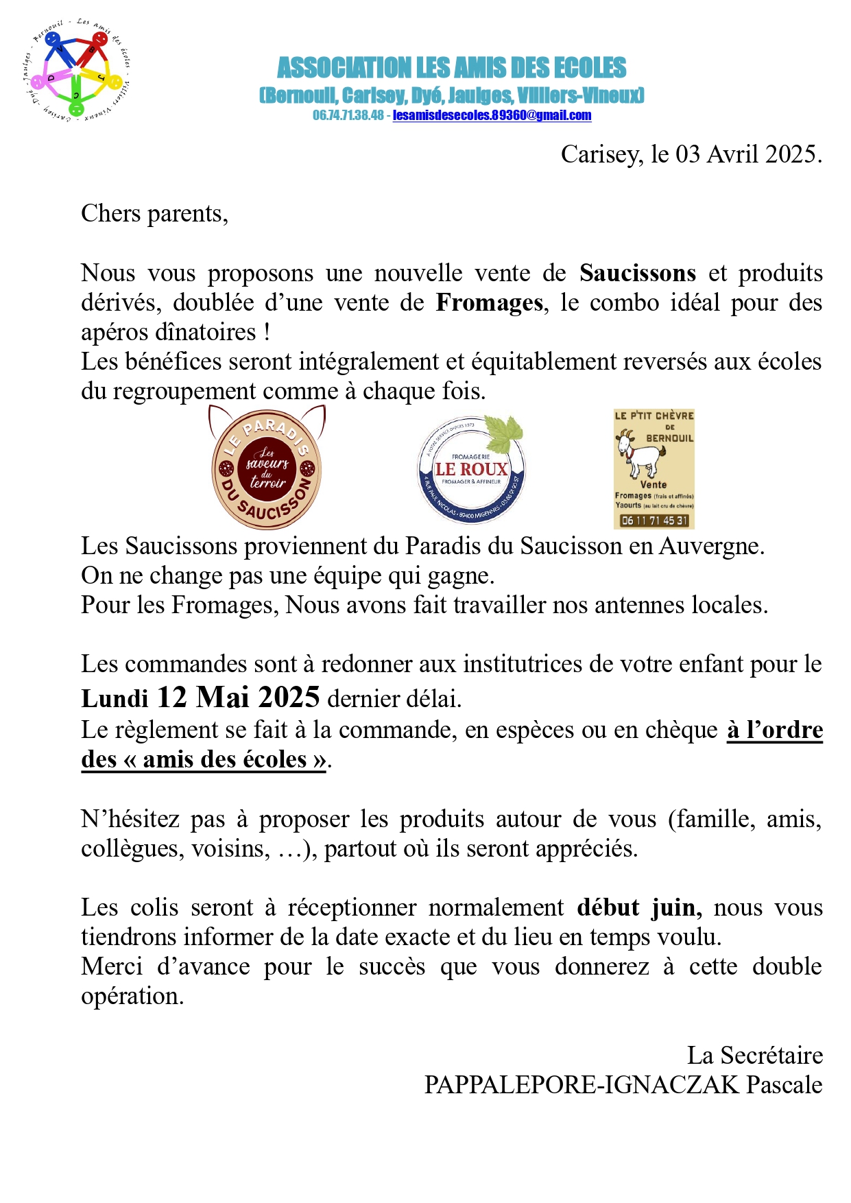 Saucisson et fromage