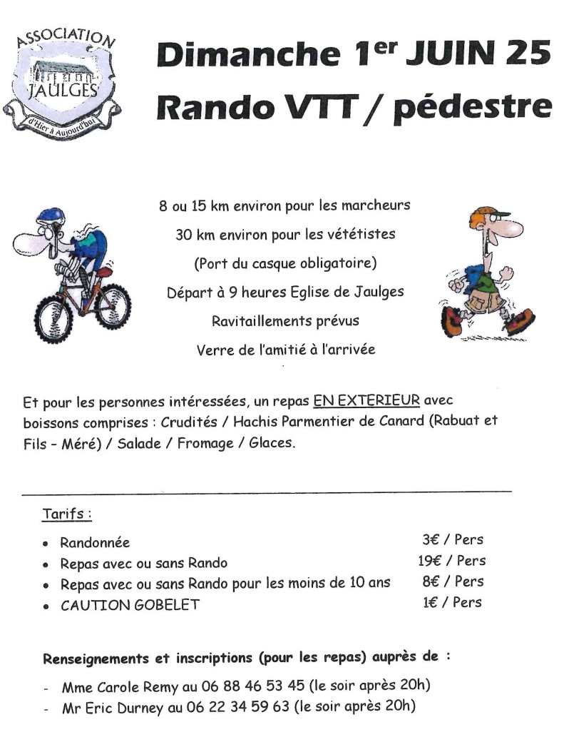Randonnée 2025